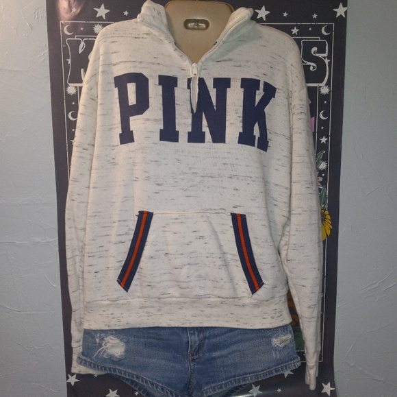 Victoria's Secret PINK Quarter ZIP Pullover - Picture 1 of 3